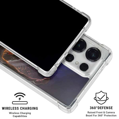 Marvel Spiderman Group Wall Galaxy S25 Ultra Clear Case